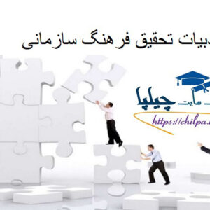 مبانی نظری در مورد فرهنگ سازمانی